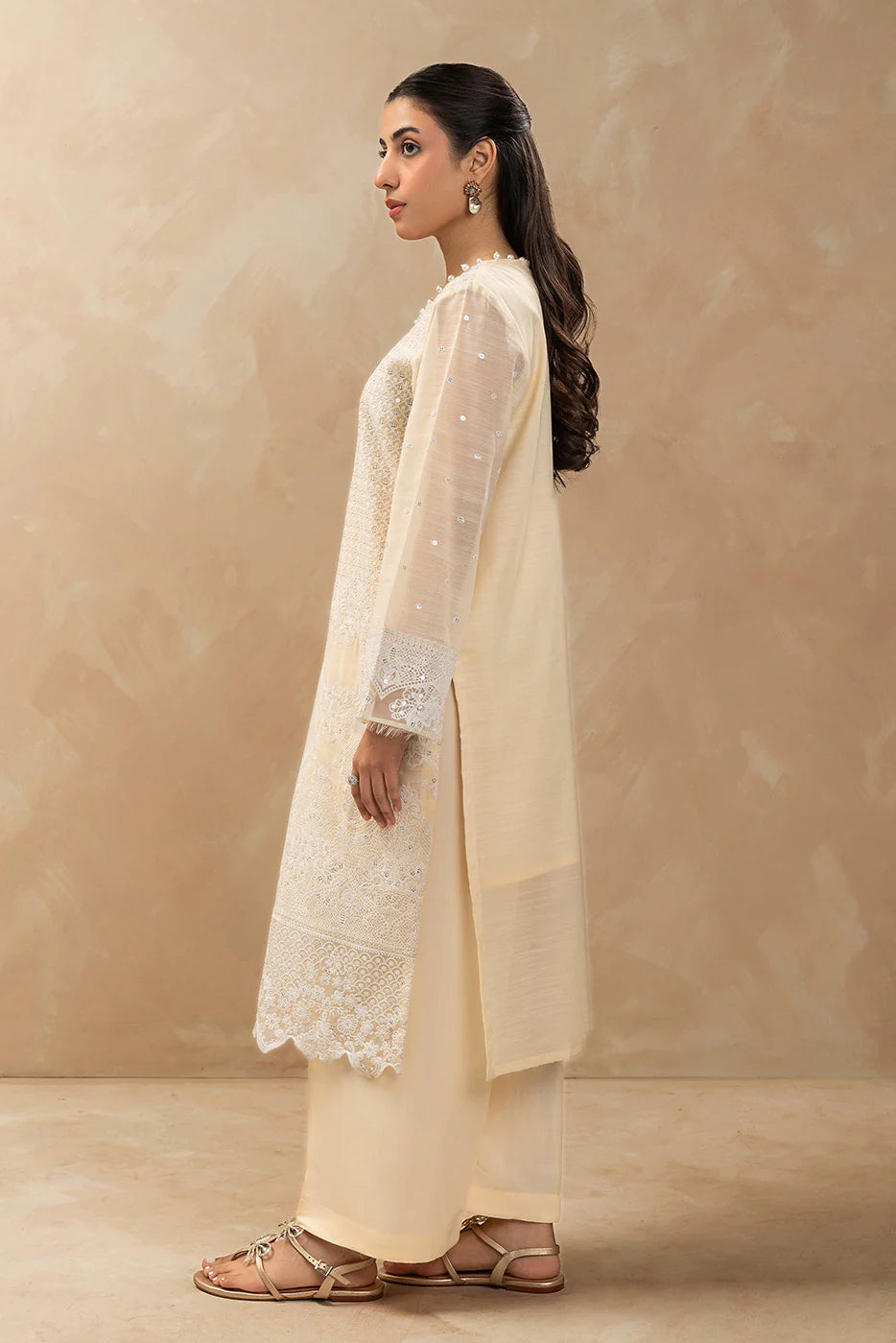 2 PIECE EMBROIDERED MONARK SUIT (LUXURY-PRET)