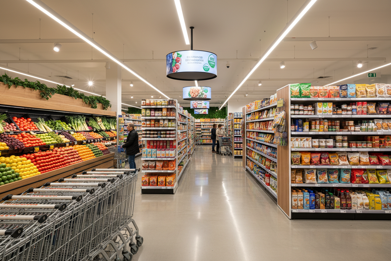 create a grocery store image 
